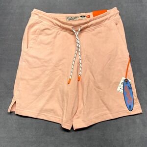 Huntington Sweat Shorts Men's 33 Peach Cotton Slash Pockets Drawstring Running